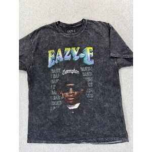 Eazy-E 100% Cotton Short Sleeve Crew Tee Shirt (Men's XL) Black‎ - Compton